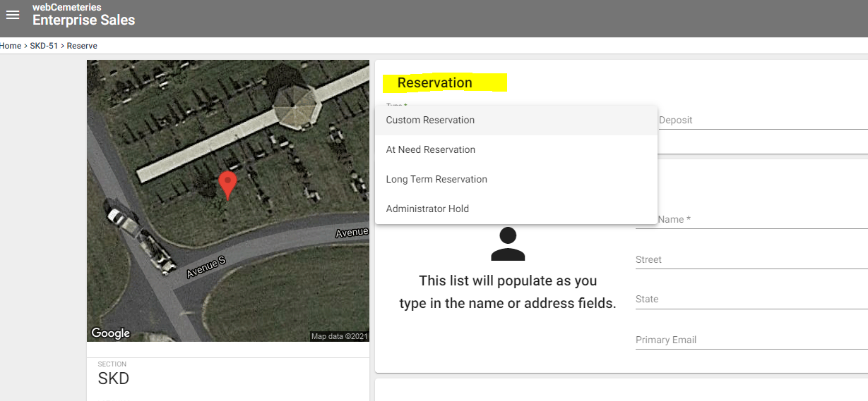 How to Reserve Property in Enterprise Sales